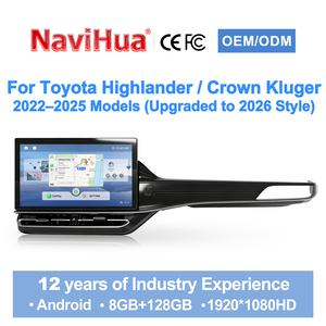 Navihua Autoradio Multimédia Nouvelle Version Lecteur DVD Radio Android Auto Carplay <span class=keywords><strong>Audio</strong></span> pour Toyota Crown Kluger/Highlander 2022-2025 - Product Image 2