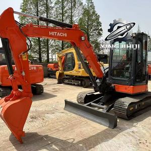 Excavatrice d'occasion Hitachi Zaxis50U, 5 tonnes, petite taille, chenilles en caoutchouc, moteur Yanmar, composants essentiels, modèle 2022 - Product Image 5