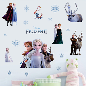 PVC autoadhesivo Frozen <span class=keywords><strong>pared</strong></span> pegatina chica habitación Fondo decoración extraíble princesa <span class=keywords><strong>pared</strong></span> calcomanía - Product Image 3
