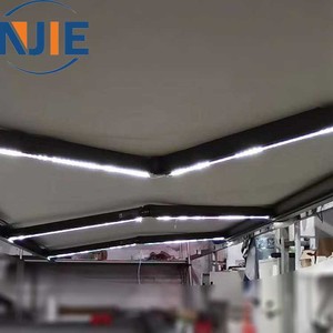 Kotak Gear Awning Patio Manual Retractable Aluminium Terlaris, Kain Polyester Tahan Air Anti-UV, Garansi 3-5 Tahun <span class=keywords><strong>NJIE</strong></span> NJ210 - Product Image 6