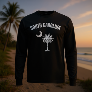 Camiseta de manga larga South Carolina Palmetto Moon State Flag Pride - Product Image 3