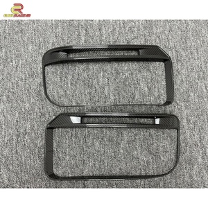 Couvre-phare antibrouillard en fibre de carbone sèche style R pour Mercedes Benz Classe G W464 G63 AMG G500 2019-2024, cadre de phare antibrouillard, pièces de kit carrosserie - Product Image 4