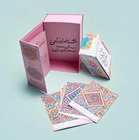 Ensemble de cartes d'affirmation de luxe avec boîte rigide et impression dorée pour femmes, soins personnels, auto-estime, cadeaux personnalisés
