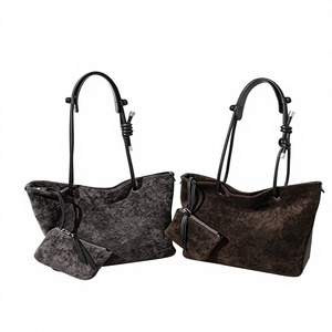 Bolso de Hombro de Cuero Genuino con Cierre, Diseño Retro y Moderno, Estilo Versátil, con Cordón Ajustable, Novedad 2026 - Product Image 1