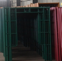 Andamios de Acero Q235 de Estilo Industrial Moderno, Galvanizados, con Barras, Escaleras y Equipos para Construcción de Hormigón