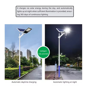 <span class=keywords><strong>Lampe</strong></span> <span class=keywords><strong>Solaire</strong></span> Extérieure 200W 600W avec Panneau 6V 35W IP65, LED 6000K Lumière du Jour, Télécommande, en Alliage d'Aluminium, Éclairage DC pour Hôtels, Garantie 3 Ans - Product Image 5