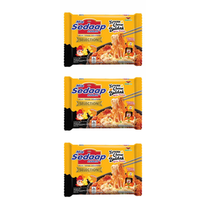 Savor the rich, spicy fusion of Indonesian Mie <strong>Sedaap</strong> with authentic Korean Cheese Buldak flavor delivering creamy - Product Image 2