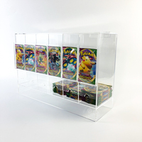 Distributeur de Cartes et Boosters Japonais Pokémon en Acrylique Transparent — Sortie d'Usine
