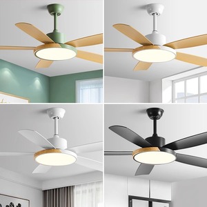 <b>Ceiling</b> <b>Fan</b> Light With Led 5 Blade Silent Inverter For Living Room Dining Room Home Use - Product Image 4