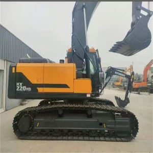 Corée Machines de construction d'occasion Hyundai 220 220-9S sur chenilles hydrauliques d'occasion 22 tonnes 20 tonnes 220 pelles à vendre - Product Image 4