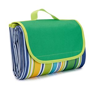 Grass Green Stripe Big Picnic <b>Blankets</b> <b>Beach</b> <b>Blanket</b> Outdoor Camping <b>Blanket</b> Rug Easily Foldable Picnic Mat - Product Image 1