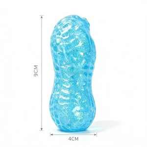 Bestseller Colorful Peanut-shaped Thermoplastic Rubber Slow-rebound Stress-relief <b>Toy</b> Squeeze Squish for Kids - Product Image 6