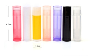 Envase de Bálsamo Labial de Plástico PP de Marca Privada y Tubo de Lápiz Labial con Tapa de Rosca, Transparente, Blanco, Negro, 4g 5g, Envase Cosmético Redondo - Product Image 5