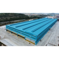 Atelier à structure en acier robuste et sécurisée, support stable, normes de sécurité élevées, capacité de pliage, bonne isolation thermique pour l'industrie