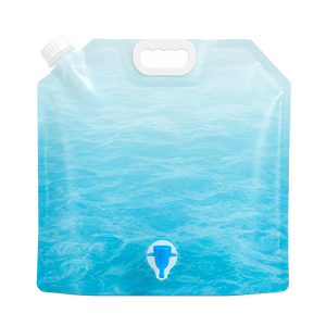 1.3/2.6Gallon Outdoor Emergency Water Bag <b>Stand</b> up Pouch with Tap for <b>Drinks</b> Juice & Beverage Storage BPA free - Product Image 2