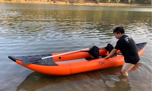 Nuevo diseño Customeziation Best Drop Stitch Pvc calidad pesca <span class=keywords><strong>Kayak</strong></span> barco Pedal <span class=keywords><strong>Kayak</strong></span> inflable <span class=keywords><strong>mar</strong></span> producto - Product Image 3