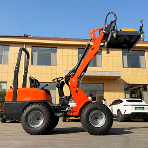 Gratis pengiriman kecil 4x4 roda penggerak pemuat roda Mini kompak pemuat roda kebun kebun Grapple Wheel <span class=keywords><strong>Loader</strong></span> dengan lampiran - Product Image 3