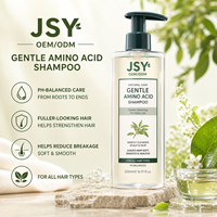 OEM ODM Label Pribadi Sampo Asam Amino Bebas Sulfat pH Seimbang Pembersih Lembut Ekstrak Tumbuhan Perawatan Rambut untuk Semua Jenis Rambut