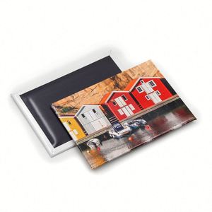 Fashion Creative Map Shape Souvenir Logo Printed Tinplate <b>Fridge</b> Magnet - Product Image 5