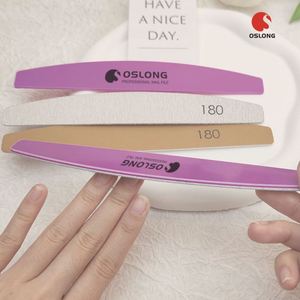 Black Removable Sandpaper <b>PS</b> Board Handle Metal Sanding Straight Moon Files Disposable Nail File - Product Image 2