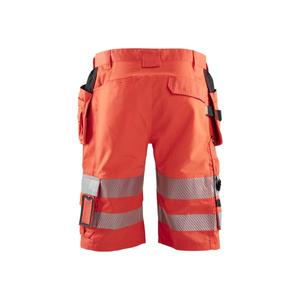 BLAKLADER - 158618115500C60 <b>Hi</b>-<b>Vis</b> <b>shorts</b> with stretch Red - EAN 7330509691441 <b>HI</b>-<b>VIS</b> WORKWEAR - Product Image 2
