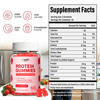 Suplementos Sin Azúcar de Marca Privada, Gomitas de Proteína Inmunológica de 144 g, Vitamina C, D, Zinc, Hierro, Recuperación Muscular, Salud, GMP, HACCP, Sin OMG