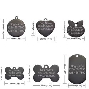 Customized Cute DIY Personalized Gift Stainless Steel Metal Gold Blank Pet ID Number <b>Dog</b> <b>Name</b> <b>Tag</b> for <b>Dog</b> Pet - Product Image 6