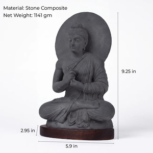 การเทศนาพระพุทธเจ้า |   ผลงานชิ้นเอกแห่งศิลปะกันธารา - Product Image 5