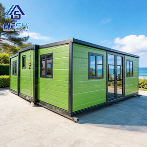 Complete 40Ft 20Ft <b>Prefab</b> Expandable Container <b>House</b> 1 2 3 4 5 Bedroom Modern Bathroom Modular Home Granny Flat - Product Image 1
