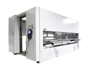 Wood Doors Kitchen Cabinets Furniture Making Line UV WB PU Coating Woodworking Spray Painting Machine 5 Axis Price