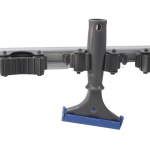 Wall Mounted Broom Mop Holder Organizer <strong>Rack</strong> <strong>Storage</strong> Hook Durable Hanging <strong>System</strong> for Kitchen Bathroom Cleaning Tools - Product Image 1