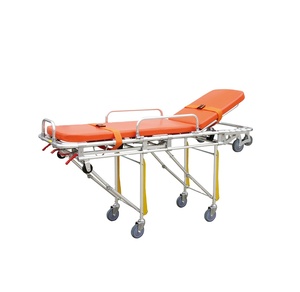 Brancard médical pliable pour hôpital, <span class=keywords><strong>ambulance</strong></span>, transport de patients, chariot de transport, lit de soins intensifs, brancard d'<span class=keywords><strong>ambulance</strong></span> - Product Image 1