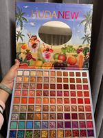 Grosir HUDANEW 2025 Palet Baru Harga Pabrik 99 Warna Palet Eyeshadow Tahan Lama Pigmentasi Tinggi Eyeshadow Sombra De Ojos