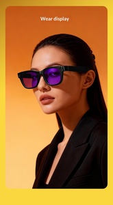 Gafas Inteligentes con Lentes Púrpuras, 800W Píxeles, Pantalla Horizontal y Vertical, Grabación de Video, Llamadas, Música, Reconocimiento de Objetos por IA - Product Image 4