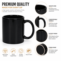 Taza de Cerámica de 11 oz con Logotipo Personalizado, Taza de Café Blanca para Sublimación, Cerámica AAA Brillante/Mate, Taza que Cambia de Color para Regalos al por Mayor