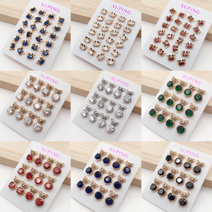 ชุดเครื่องประดับอัญมณี251127 Xuping ชุดตุ้มหูหินหลากสีและดีไซน์เป็นชุดสะสมเครื่องประดับแฟชั่นสำหรับผู้หญิง - Product Image 4