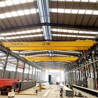Grue à pont à double poutre industrielle intelligente à conversion de fréquence, capacité de levage de 25 tonnes, pour charges lourdes