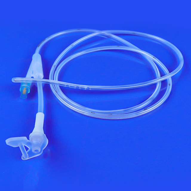 Customized Gastroenterology Tube Medical Silicone Weighted Balloon Nasojejunal Tube for Bowel Obstruction & Enteral Nutrition