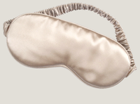Offre Spéciale meilleure vente véritable taie d'oreiller en soie ensemble de masques pour les yeux personnalisé doux 100% masque pour les yeux en soie de mûrier