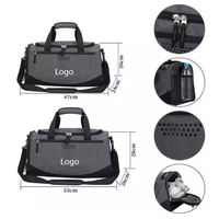 Sac de sport imperméable en polyester, sac de voyage de grande capacité pour le week-end, le fitness et les loisirs, sac de sport pour le train