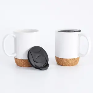 Tazas升华咖啡杯陶瓷软木底部低最小起订量厂家直销
