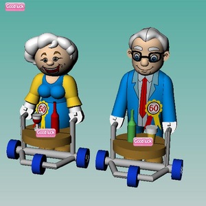 Publicidad muñeca inflable 4m Holanda inflable dibujos animados Países Bajos dibujos animados inflable <span class=keywords><strong>Abraham</strong></span> y Sarah - Product Image 3