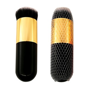 Pinceaux de maquillage portables en gros, pinceau rond unique pour le maquillage, pinceau à poudre, pinceau kabuki, sac OPP, maquillage pour femmes, poils synthétiques - Product Image 6