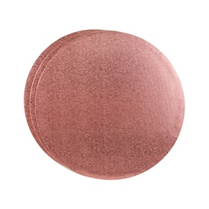 Base Redonda para Pastel con Patrón Texturizado y Exquisito Tambor para Pastel en Oro Rosa - Product Image 6