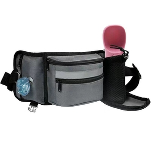 Sac banane d'entraînement pour chiens avec clicker, en tissu Oxford imperméable, fermeture éclair, <span class=keywords><strong>porte</strong></span>-<span class=keywords><strong>bouteille</strong></span> d'eau, pour la <span class=keywords><strong>randonnée</strong></span> et la mode - Product Image 1