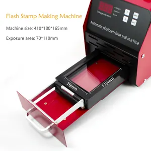 Hot sale flash stamp machine good quality photosensitive rubber stamp machine ink flash stamp making machine