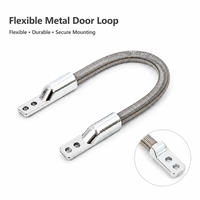 Protector de Cable Flexible de Acero Inoxidable para Puertas, con Extremos de Aleación de Zinc, para Cableado Doméstico, Venta al Por Mayor