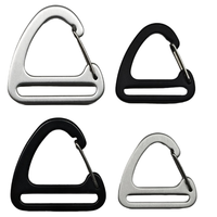 Accessoires de bagages légers en aluminium aéronautique 20/25/32/38 mm, boucle à clip, boucle triangulaire en métal de 25 mm pour sacs à dos