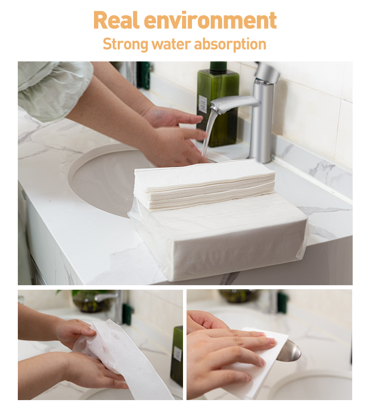 Customized Disposable Multifold 2 3 4 5 C V N Z M Fold Interleave Hand