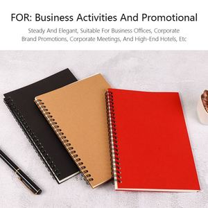 Custom A5 Spiral <b>Notebook</b> Kraft Paper Journal Planner Book Customizable Exercise Book Business <b>Blank</b> <b>Notebook</b> - Product Image 6